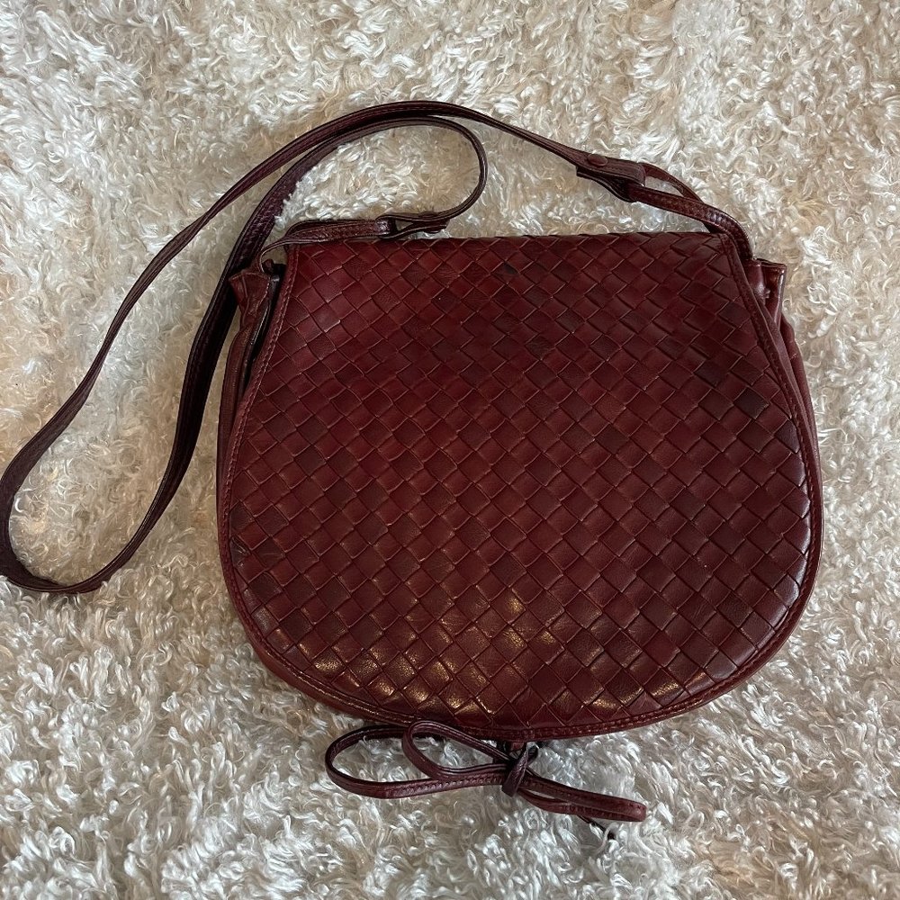 Vintage Bottega Veneta Saddle Bag